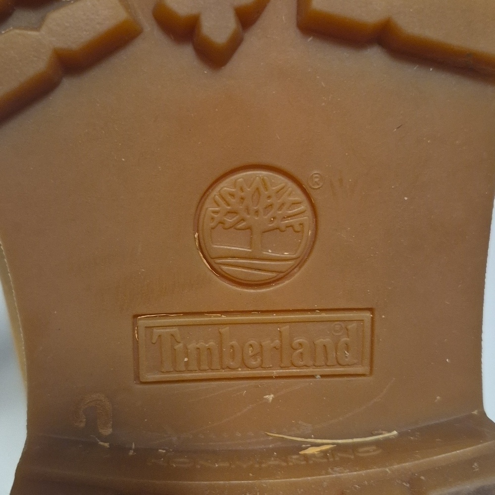 TIMBERLAND Black Puffer Boot with Wheat color Leather - 7 - Picture 8 of 12